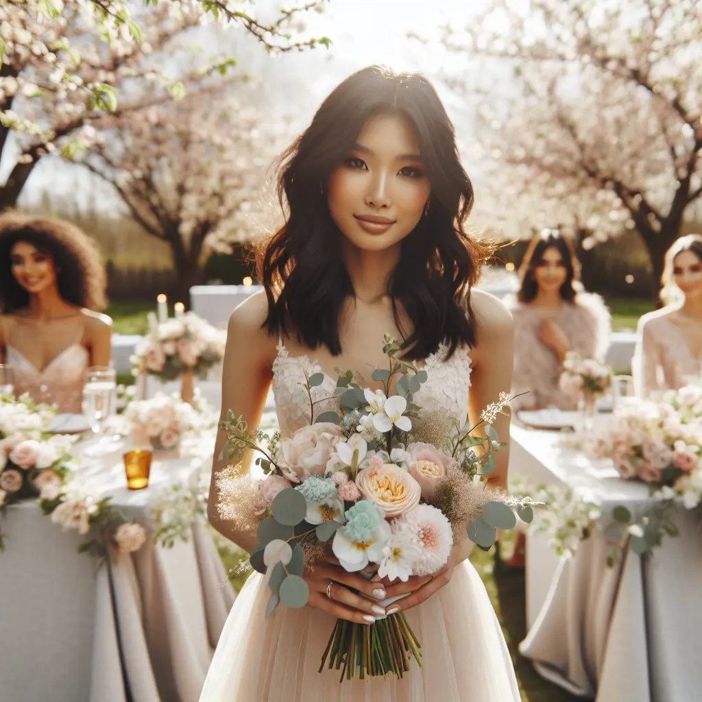 Representation of Spring Wedding Color Palettes and Styling Tips